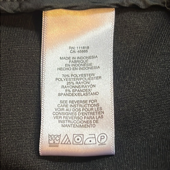 Michael Kors Black Leggings Womens Size 2 Stretch Pants - Picture 10 of 11